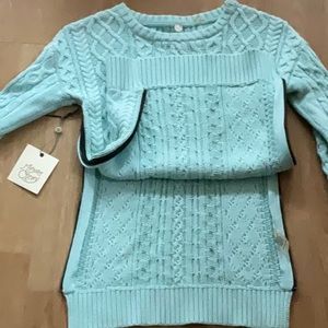 MARGARET O’LEARY STELLA SIDE ZIP SWEATER